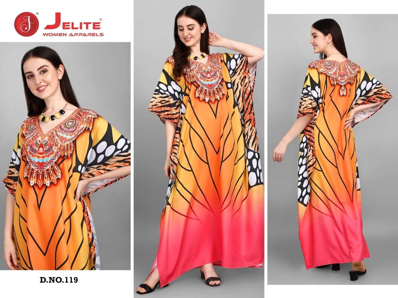 Afreen Vol-3 By Jelite 117 To 124 Series Designer Stylish Fancy Colorful Beautiful Party Wear & Ethnic Wear Collection Heavy Crepe Kaftan At Wholesale Price
