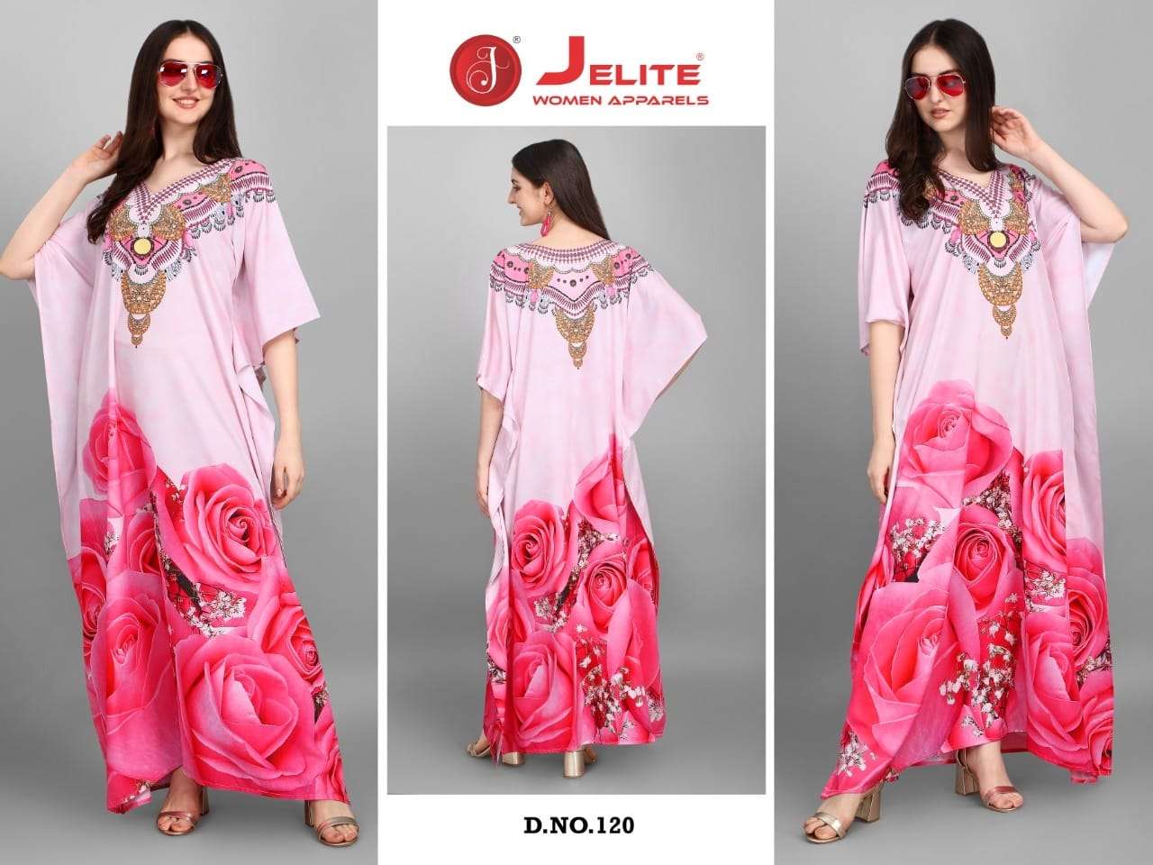 Afreen Vol-3 By Jelite 117 To 124 Series Designer Stylish Fancy Colorful Beautiful Party Wear & Ethnic Wear Collection Heavy Crepe Kaftan At Wholesale Price