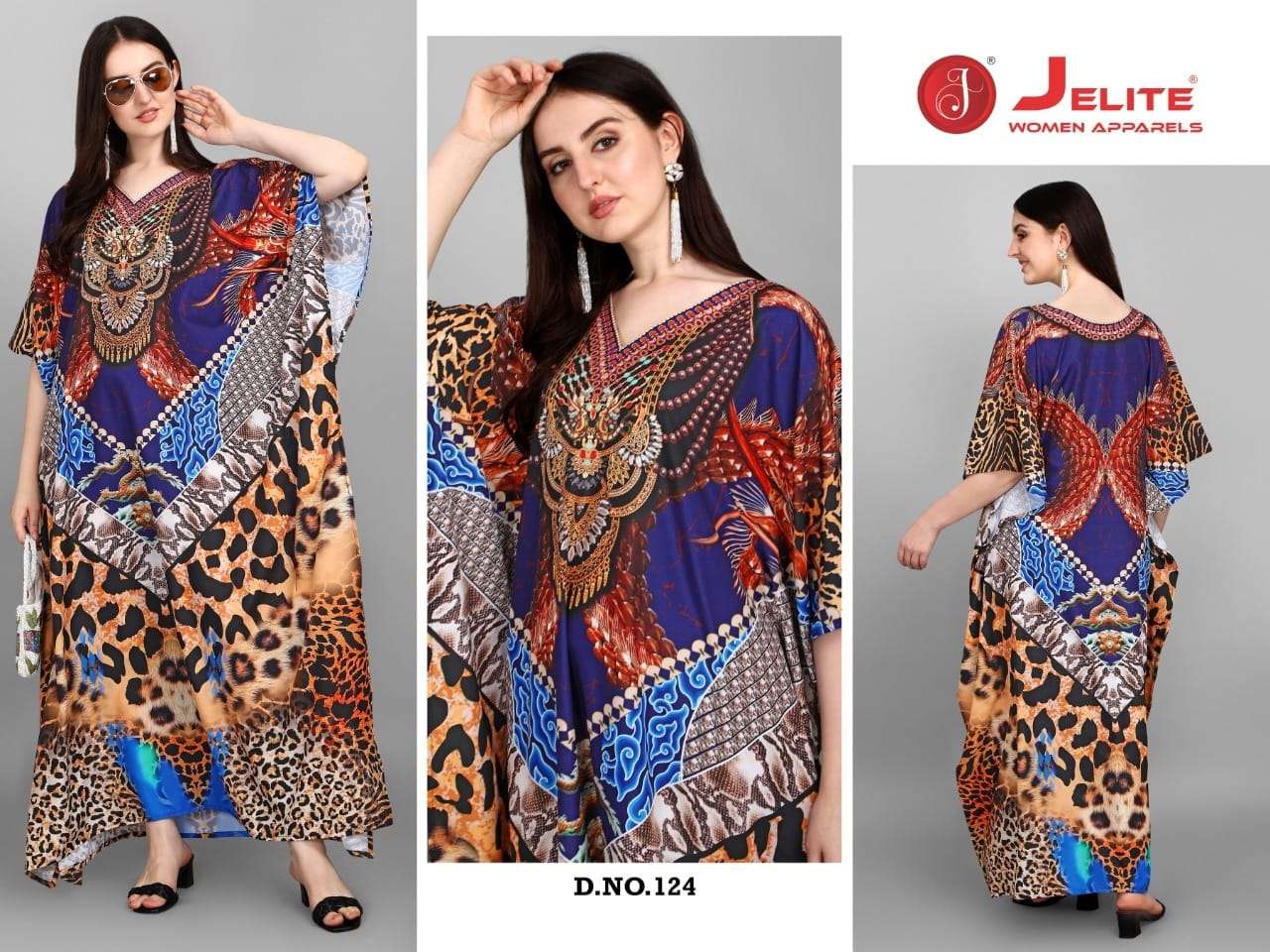 Afreen Vol-3 By Jelite 117 To 124 Series Designer Stylish Fancy Colorful Beautiful Party Wear & Ethnic Wear Collection Heavy Crepe Kaftan At Wholesale Price