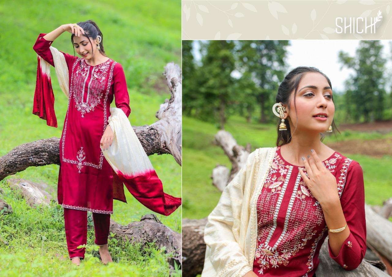 RANGPREET BY SHICHI 07 TO 12 SERIES BEAUTIFUL SUITS COLORFUL STYLISH FANCY CASUAL WEAR & ETHNIC WEAR VISCOSE SILK EMBROIDERED DRESSES AT WHOLESALE PRICE