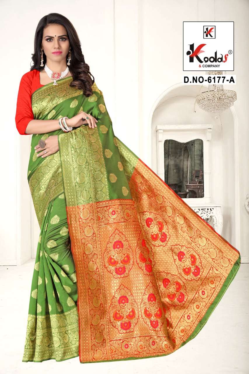 ATRANGI-6177 BY SITKA 6177-A TO 6177-F SERIES INDIAN TRADITIONAL WEAR COLLECTION BEAUTIFUL STYLISH FANCY COLORFUL PARTY WEAR & OCCASIONAL WEAR SILK SAREES AT WHOLESALE PRICE
