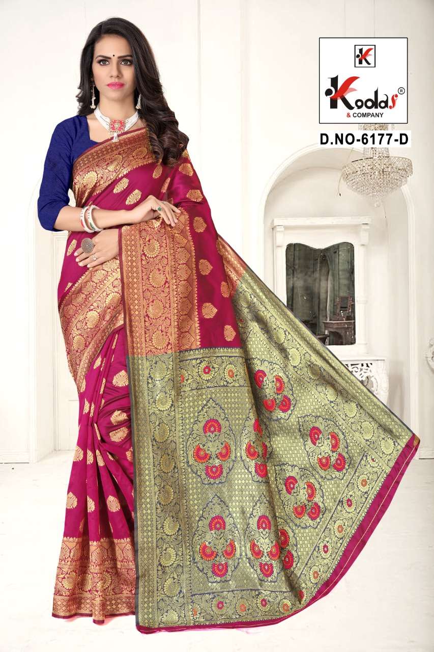 ATRANGI-6177 BY SITKA 6177-A TO 6177-F SERIES INDIAN TRADITIONAL WEAR COLLECTION BEAUTIFUL STYLISH FANCY COLORFUL PARTY WEAR & OCCASIONAL WEAR SILK SAREES AT WHOLESALE PRICE