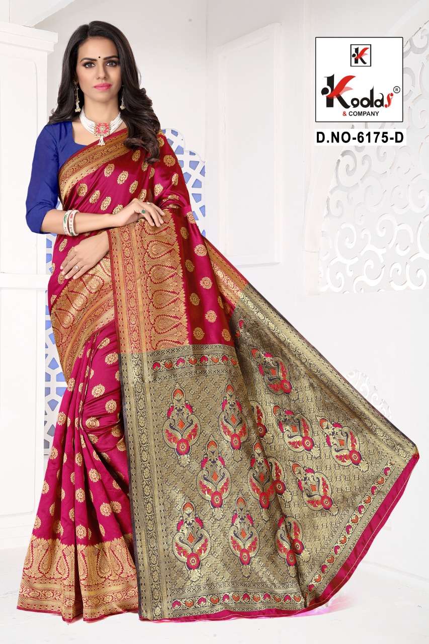 ATRANGI-6175 BY SITKA 6175-A TO 6175-F SERIES INDIAN TRADITIONAL WEAR COLLECTION BEAUTIFUL STYLISH FANCY COLORFUL PARTY WEAR & OCCASIONAL WEAR SILK SAREES AT WHOLESALE PRICE