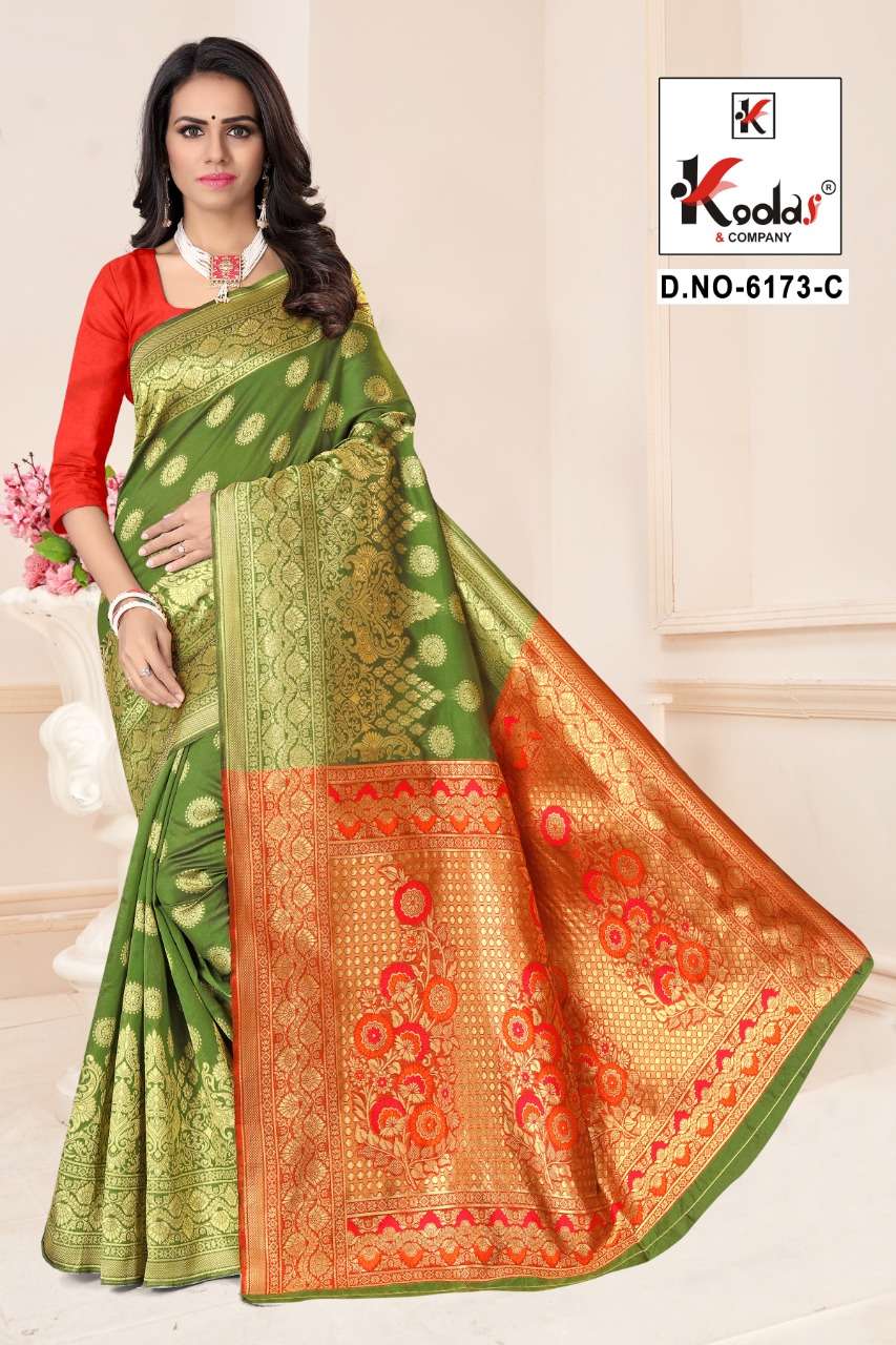 ATRANGI-6173 BY SITKA 6173-A TO 6173-F SERIES INDIAN TRADITIONAL WEAR COLLECTION BEAUTIFUL STYLISH FANCY COLORFUL PARTY WEAR & OCCASIONAL WEAR SILK SAREES AT WHOLESALE PRICE