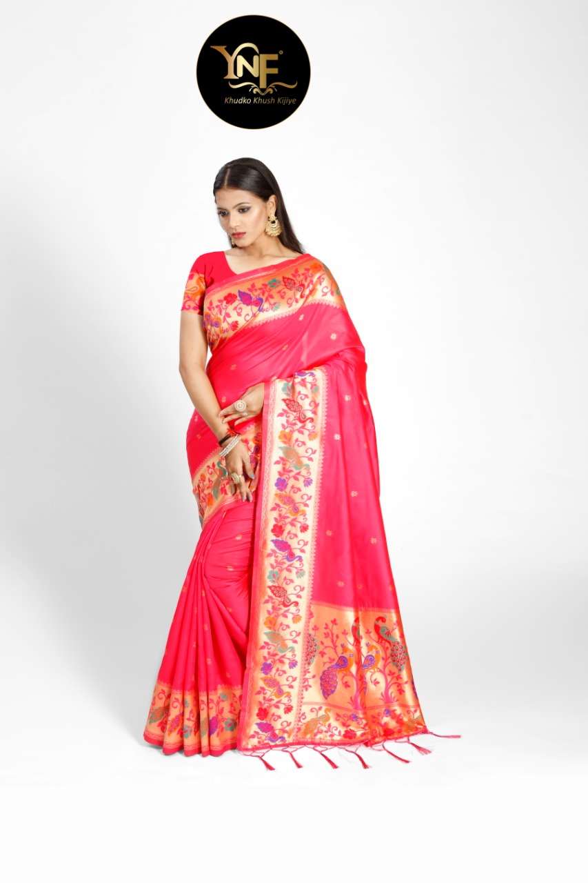 MESHIRA SILK BY YADU NANDAN FASHION 01 TO 06 SERIES INDIAN TRADITIONAL WEAR COLLECTION BEAUTIFUL STYLISH FANCY COLORFUL PARTY WEAR & OCCASIONAL WEAR ART SILK SAREES AT WHOLESALE PRICE