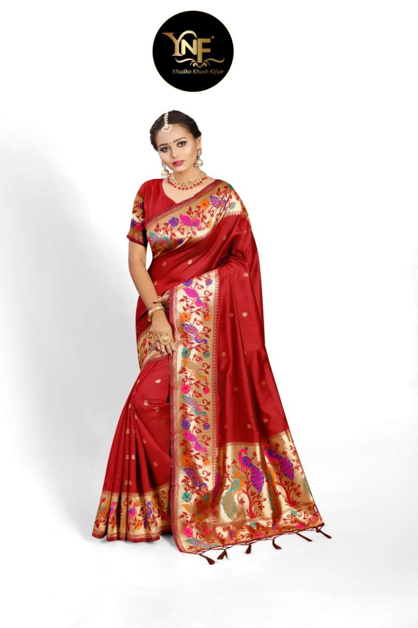 MESHIRA SILK BY YADU NANDAN FASHION 01 TO 06 SERIES INDIAN TRADITIONAL WEAR COLLECTION BEAUTIFUL STYLISH FANCY COLORFUL PARTY WEAR & OCCASIONAL WEAR ART SILK SAREES AT WHOLESALE PRICE