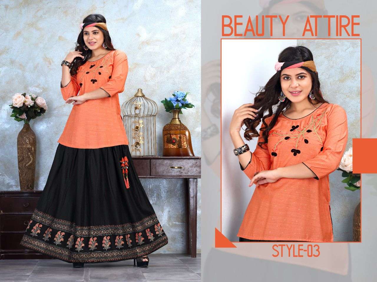 MISRI VOL-3 BY TRENDY 01 TO 06 SERIES DESIGNER STYLISH FANCY COLORFUL BEAUTIFUL PARTY WEAR & ETHNIC WEAR COLLECTION RAYON DOBBY TOPS WITH SKIRT AT WHOLESALE PRICE