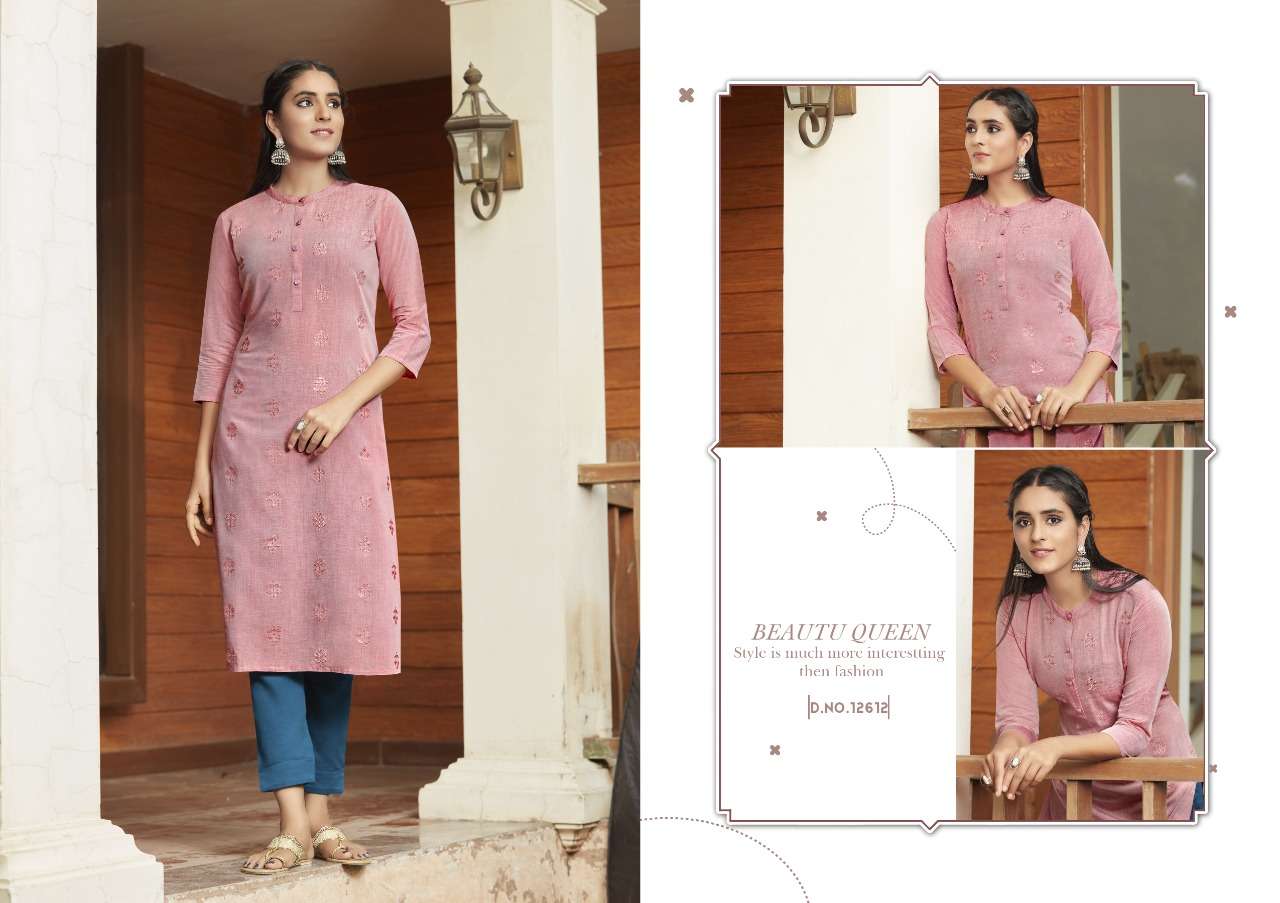 LADLEE BY KIVI 12611 TO 12616 SERIES DESIGNER STYLISH FANCY COLORFUL BEAUTIFUL PARTY WEAR & ETHNIC WEAR COLLECTION RAYON EMBROIDERY KURTIS AT WHOLESALE PRICE