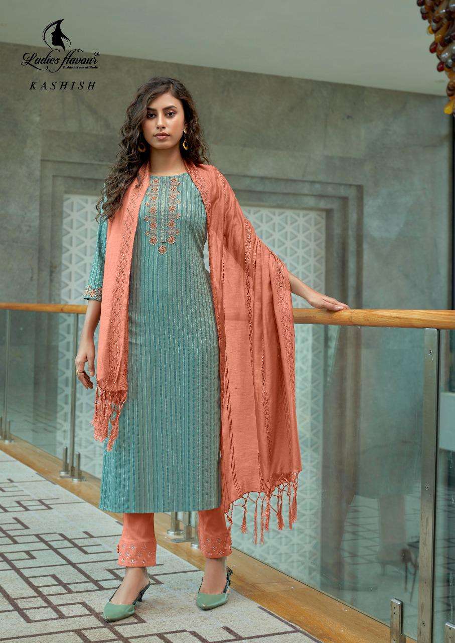 KASHISH BY LADIES FLAVOUR 1050 TO 1055 SERIES BEAUTIFUL SUITS COLORFUL STYLISH FANCY CASUAL WEAR & ETHNIC WEAR HEAVY RAYON WEAVING DRESSES AT WHOLESALE PRICE