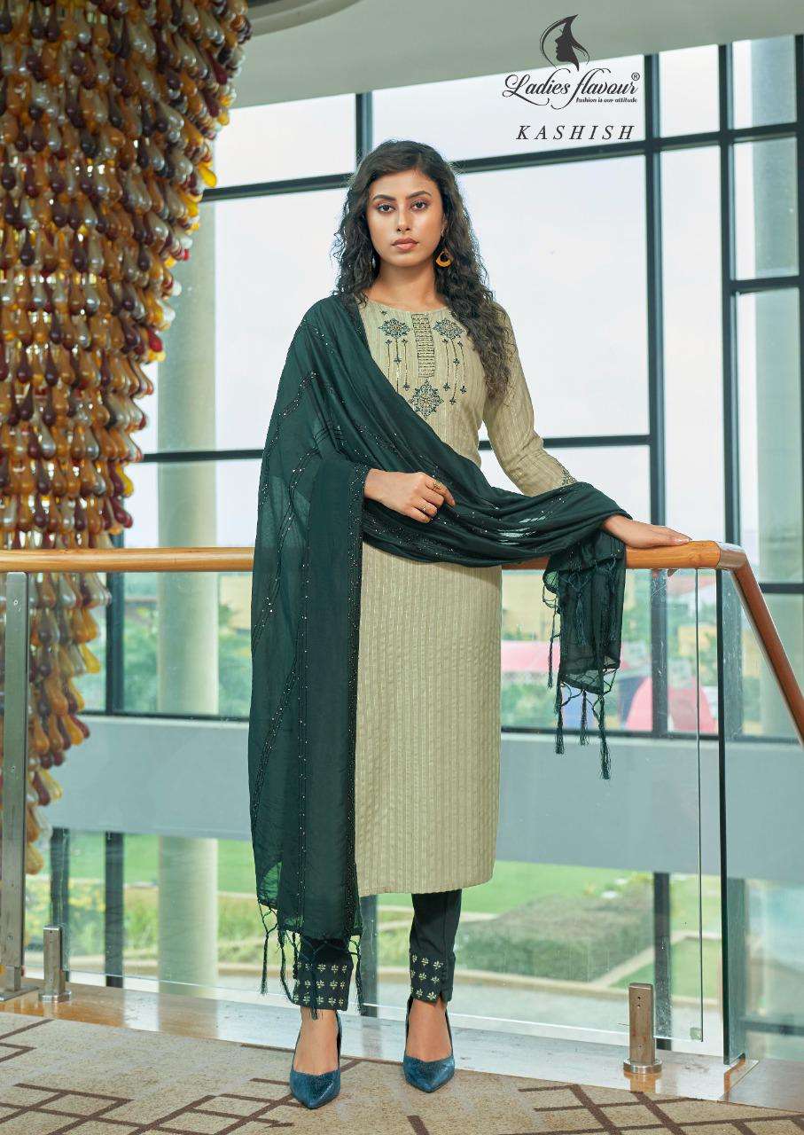 KASHISH BY LADIES FLAVOUR 1050 TO 1055 SERIES BEAUTIFUL SUITS COLORFUL STYLISH FANCY CASUAL WEAR & ETHNIC WEAR HEAVY RAYON WEAVING DRESSES AT WHOLESALE PRICE