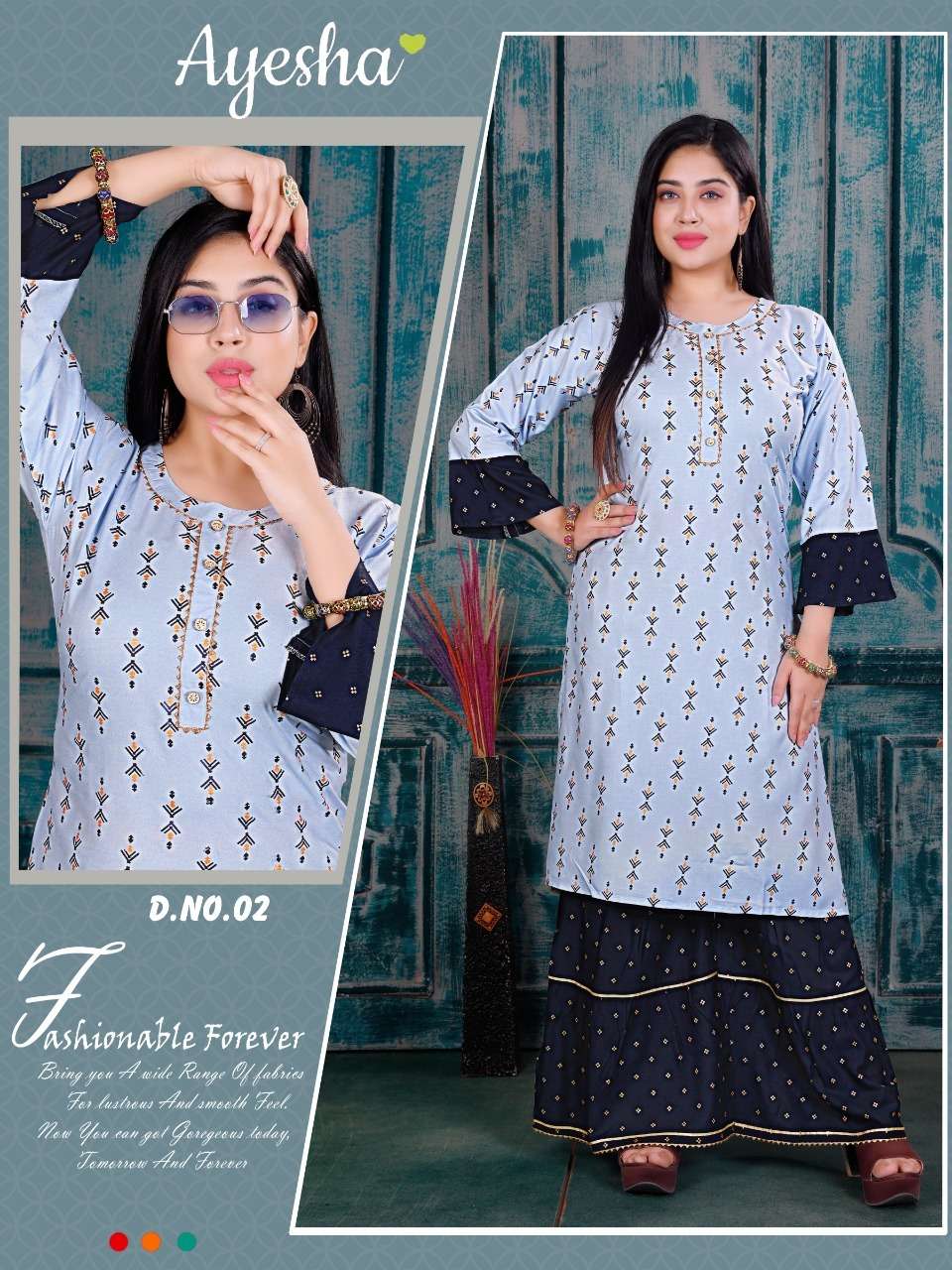 KUSUM BY AYESHA 01 TO 08 SERIES DESIGNER STYLISH FANCY COLORFUL BEAUTIFUL PARTY WEAR & ETHNIC WEAR COLLECTION RAYON GOLD PRINT KURTIS WITH BOTTOM AT WHOLESALE PRICE