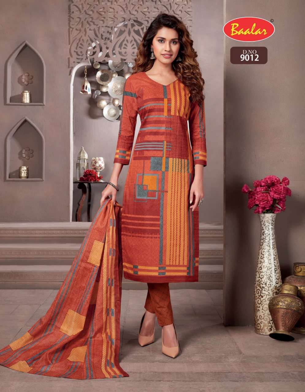 ZAARA VOL-9 BY BAALAR BEAUTIFUL STYLISH SUITS FANCY COLORFUL CASUAL WEAR & ETHNIC WEAR & READY TO WEAR PURE COTTON PRINTED DRESSES AT WHOLESALE PRICE
