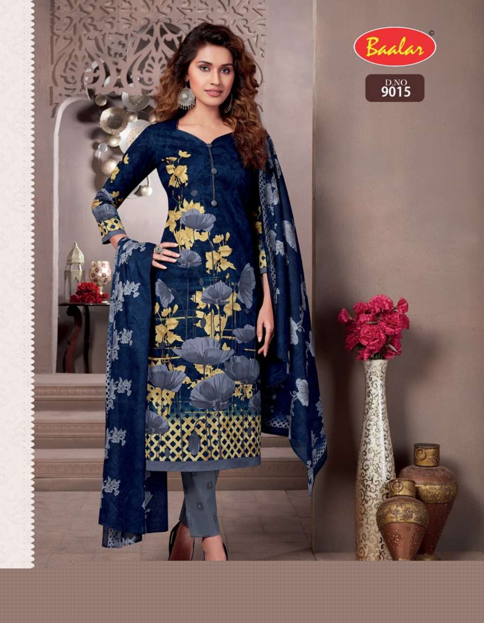 ZAARA VOL-9 BY BAALAR BEAUTIFUL STYLISH SUITS FANCY COLORFUL CASUAL WEAR & ETHNIC WEAR & READY TO WEAR PURE COTTON PRINTED DRESSES AT WHOLESALE PRICE