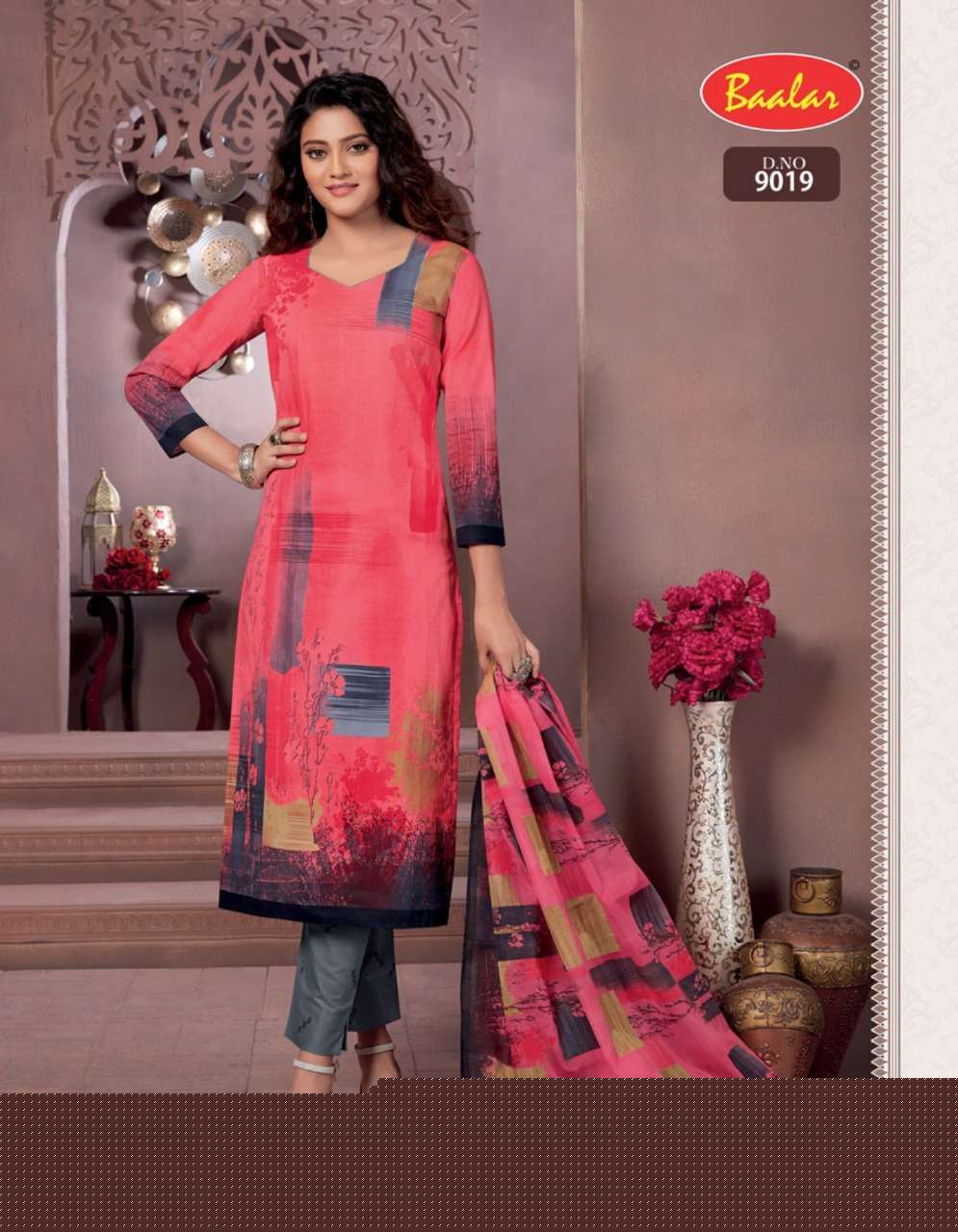 ZAARA VOL-9 BY BAALAR BEAUTIFUL STYLISH SUITS FANCY COLORFUL CASUAL WEAR & ETHNIC WEAR & READY TO WEAR PURE COTTON PRINTED DRESSES AT WHOLESALE PRICE
