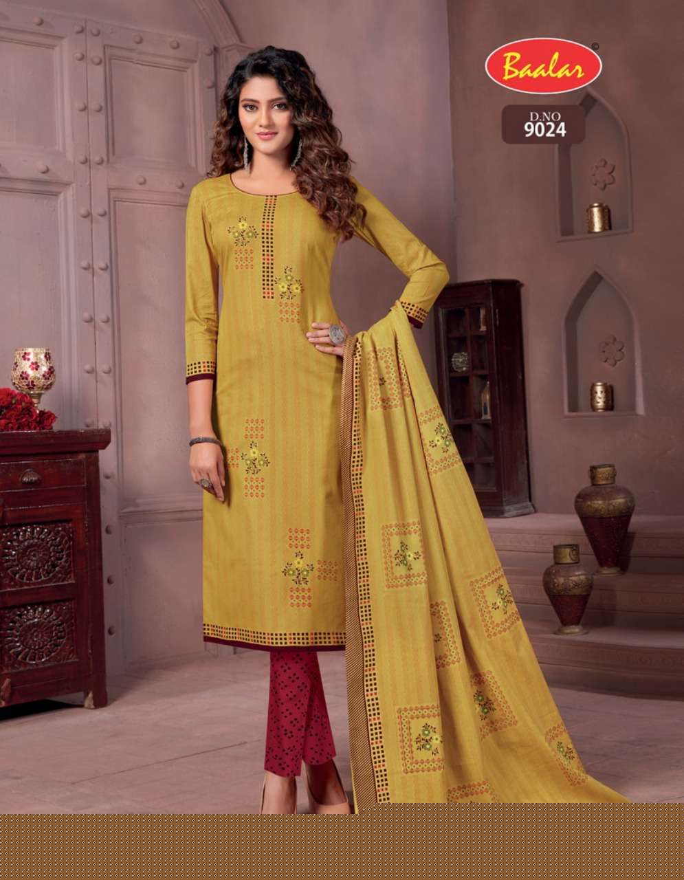 ZAARA VOL-9 BY BAALAR BEAUTIFUL STYLISH SUITS FANCY COLORFUL CASUAL WEAR & ETHNIC WEAR & READY TO WEAR PURE COTTON PRINTED DRESSES AT WHOLESALE PRICE