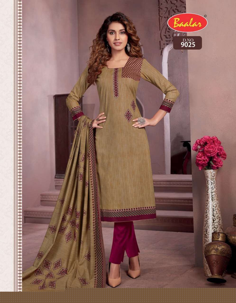 ZAARA VOL-9 BY BAALAR BEAUTIFUL STYLISH SUITS FANCY COLORFUL CASUAL WEAR & ETHNIC WEAR & READY TO WEAR PURE COTTON PRINTED DRESSES AT WHOLESALE PRICE