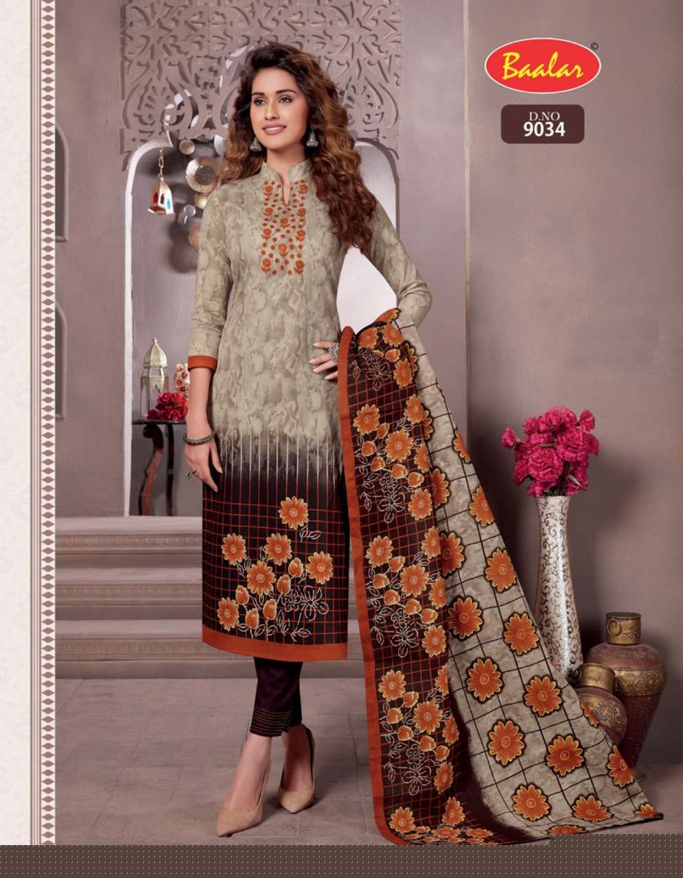 ZAARA VOL-9 BY BAALAR BEAUTIFUL STYLISH SUITS FANCY COLORFUL CASUAL WEAR & ETHNIC WEAR & READY TO WEAR PURE COTTON PRINTED DRESSES AT WHOLESALE PRICE