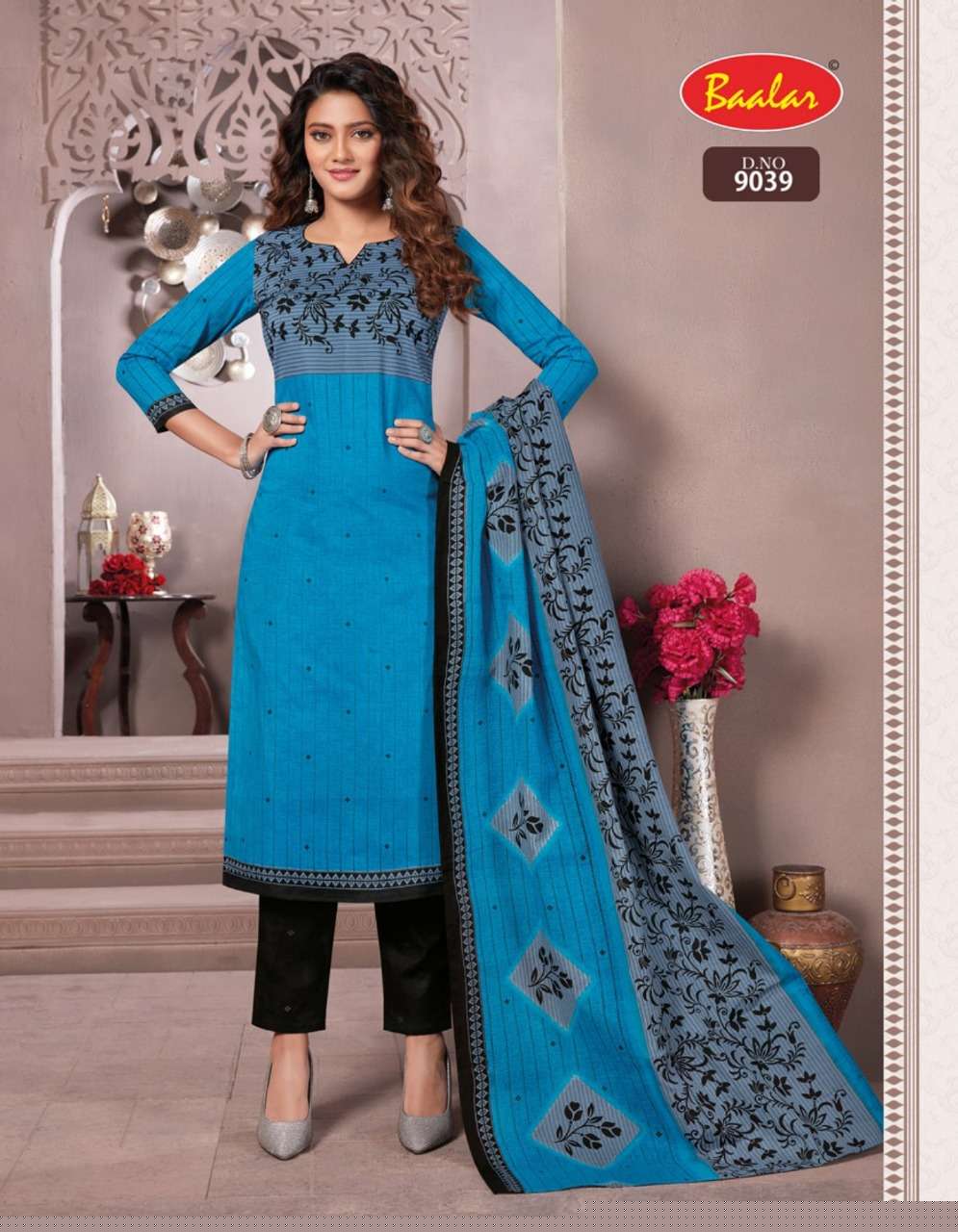 ZAARA VOL-9 BY BAALAR BEAUTIFUL STYLISH SUITS FANCY COLORFUL CASUAL WEAR & ETHNIC WEAR & READY TO WEAR PURE COTTON PRINTED DRESSES AT WHOLESALE PRICE
