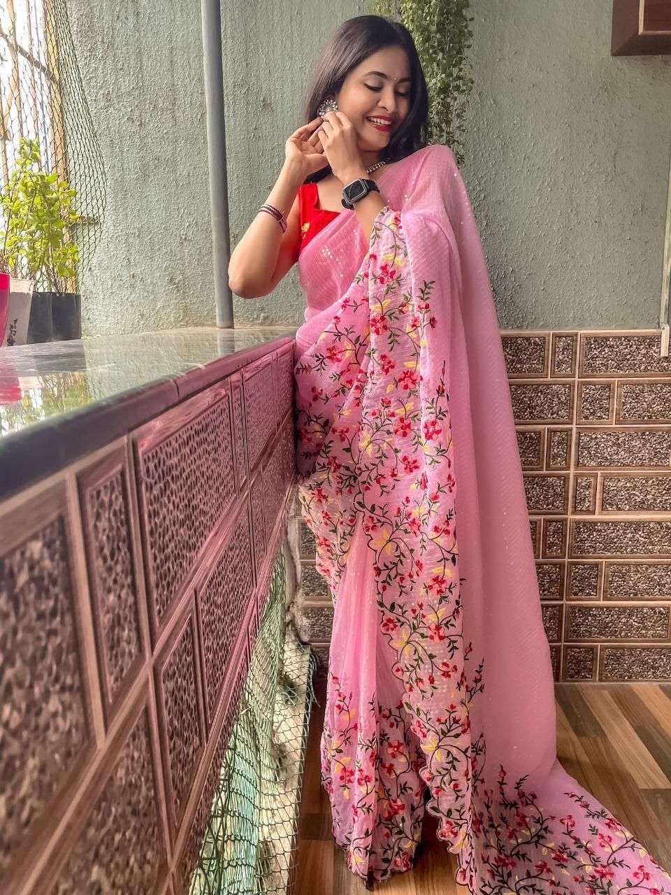 SUHANI VOL-2 BY INDO VASTRA 201 TO 211 SERIES INDIAN TRADITIONAL WEAR COLLECTION BEAUTIFUL STYLISH FANCY COLORFUL PARTY WEAR & OCCASIONAL WEAR GEORGETTE SAREES AT WHOLESALE PRICE
