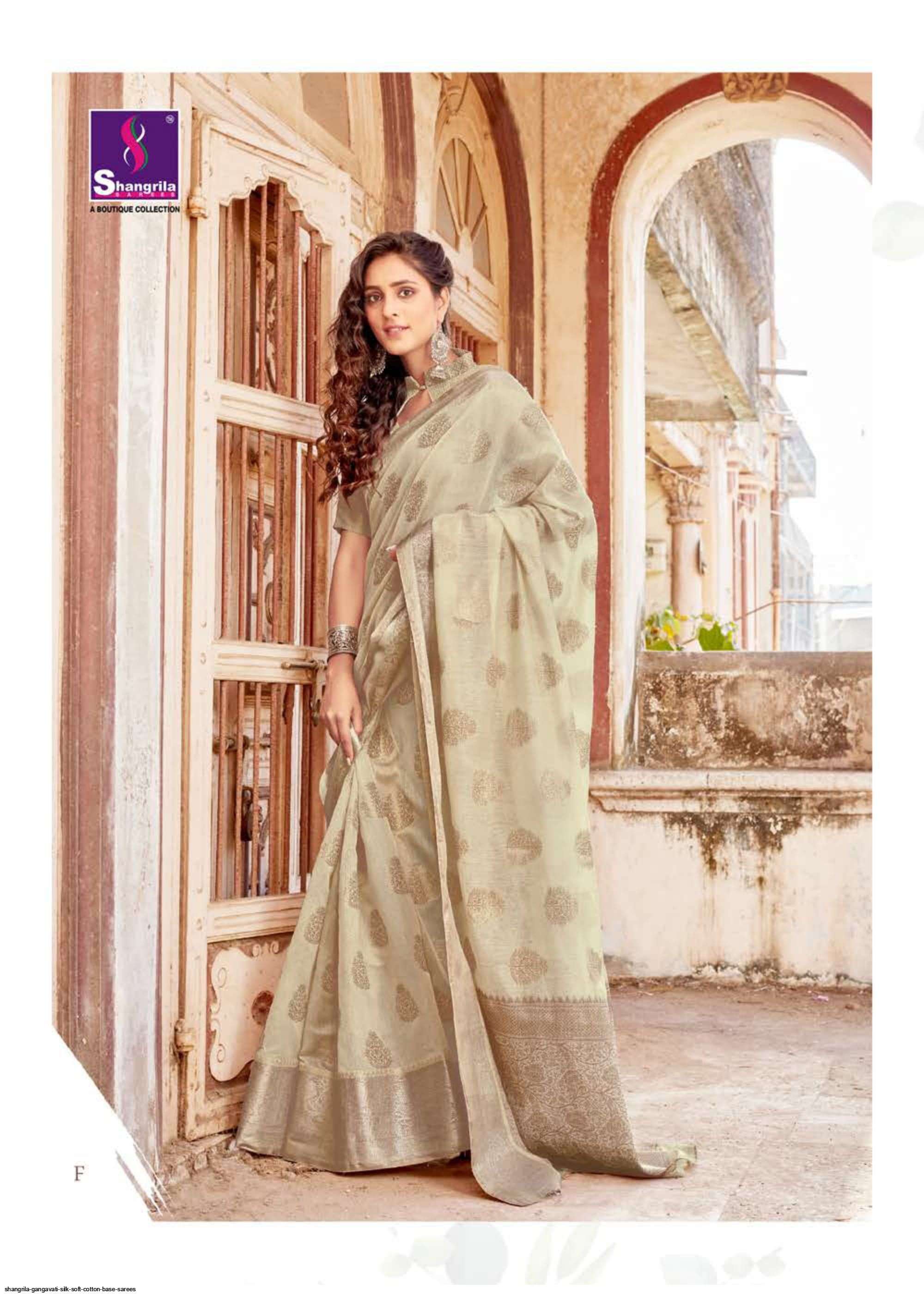 GANGAVATI SILK BY SHANGRILA A TO F SERIES INDIAN TRADITIONAL WEAR COLLECTION BEAUTIFUL STYLISH FANCY COLORFUL PARTY WEAR & OCCASIONAL WEAR SOFT COTTON SAREES AT WHOLESALE PRICE