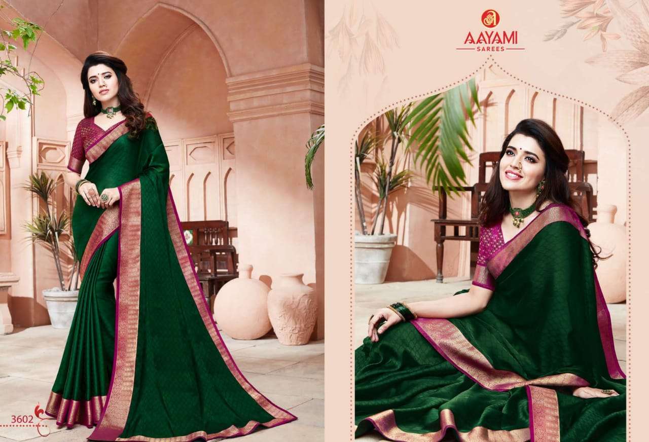 SHRINGAR VOL-2 BY AAYAMI 3601 TO 3614 SERIES INDIAN TRADITIONAL WEAR COLLECTION BEAUTIFUL STYLISH FANCY COLORFUL PARTY WEAR & OCCASIONAL WEAR GEORGETTE SAREES AT WHOLESALE PRICE