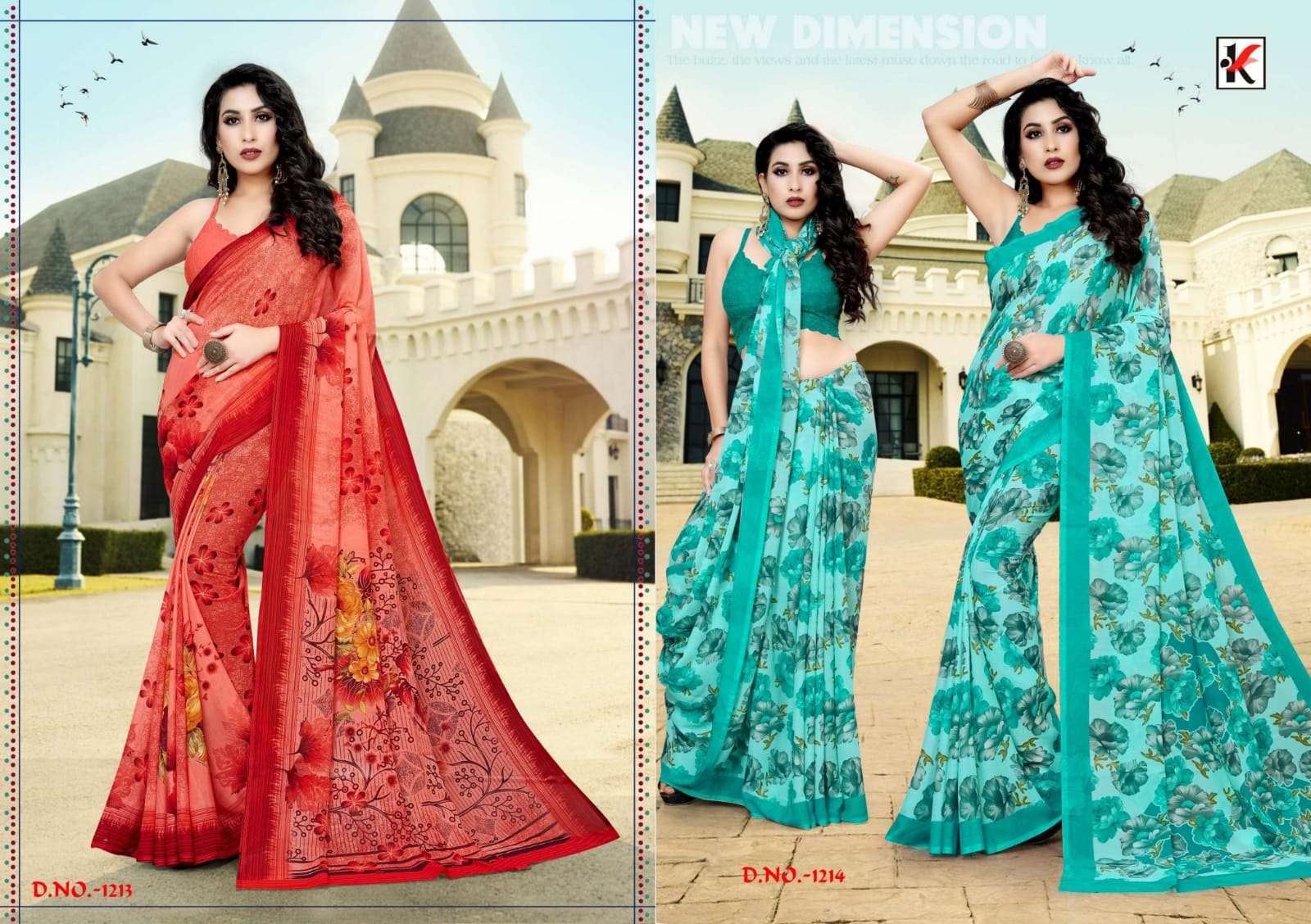 GARAM CHAI VOL-102 BY KODAS 1203 TO 1218 SERIES INDIAN TRADITIONAL WEAR COLLECTION BEAUTIFUL STYLISH FANCY COLORFUL PARTY WEAR & OCCASIONAL WEAR RENIAL PRINT SAREES AT WHOLESALE PRICE