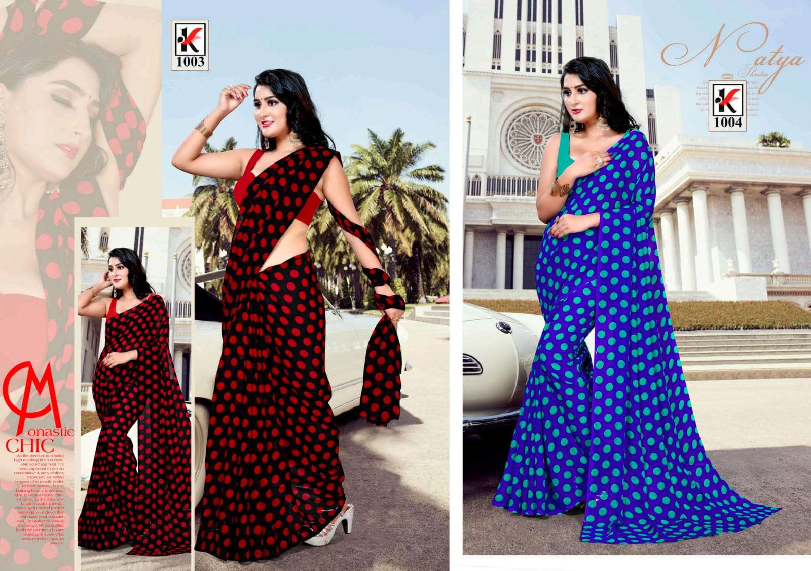 TOL MOL BY KODAS 1001 TO 1016 SERIES INDIAN TRADITIONAL WEAR COLLECTION BEAUTIFUL STYLISH FANCY COLORFUL PARTY WEAR & OCCASIONAL WEAR HEAVY DANI PRINT SAREES AT WHOLESALE PRICE