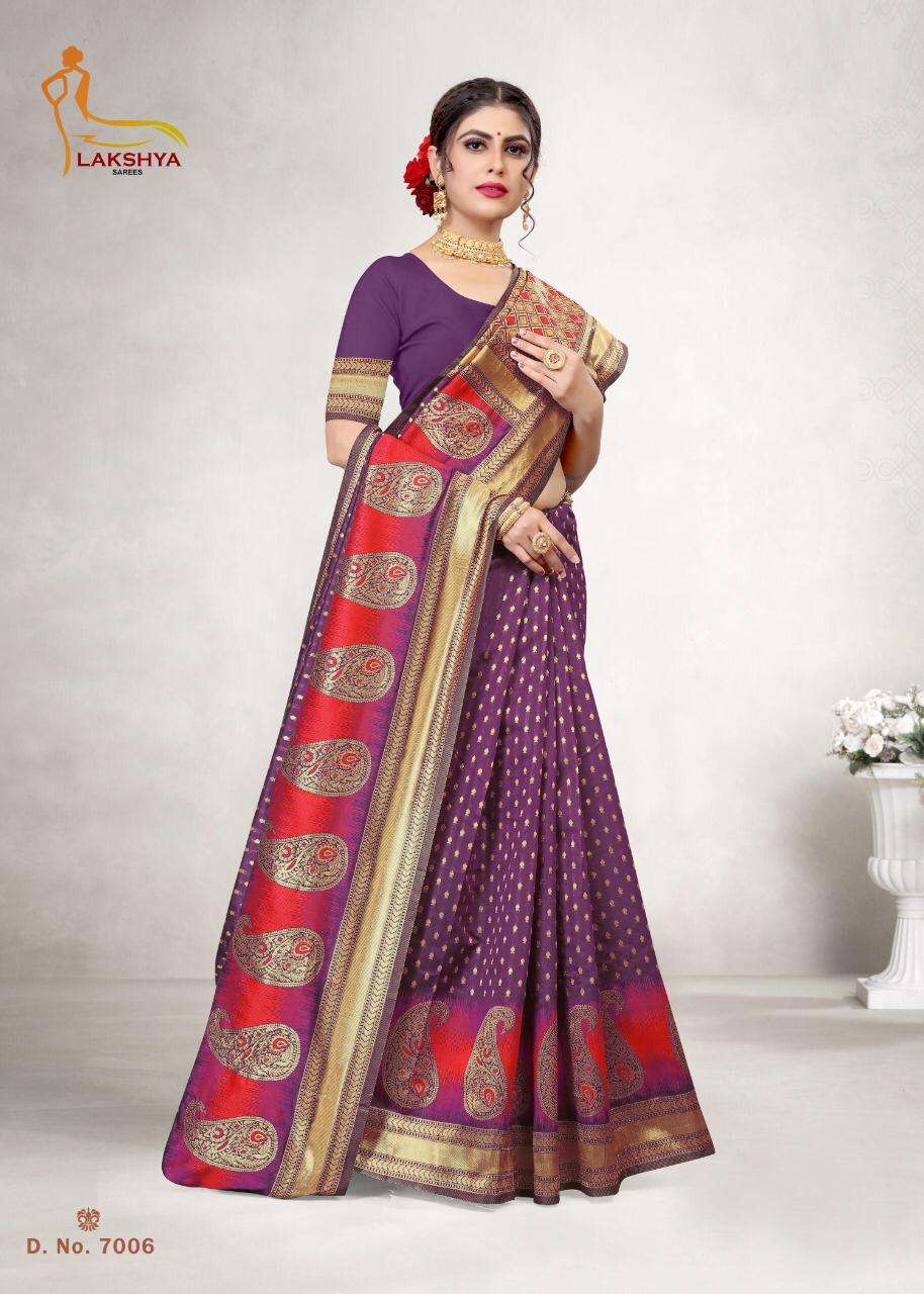 VIDYA VOL-7 BY LAKSHYA 7001 TO 7006 SERIES DESIGNER STYLISH FANCY COLORFUL BEAUTIFUL PARTY WEAR & ETHNIC WEAR COLLECTION JACQUARD SILK KURTIS AT WHOLESALE PRICE