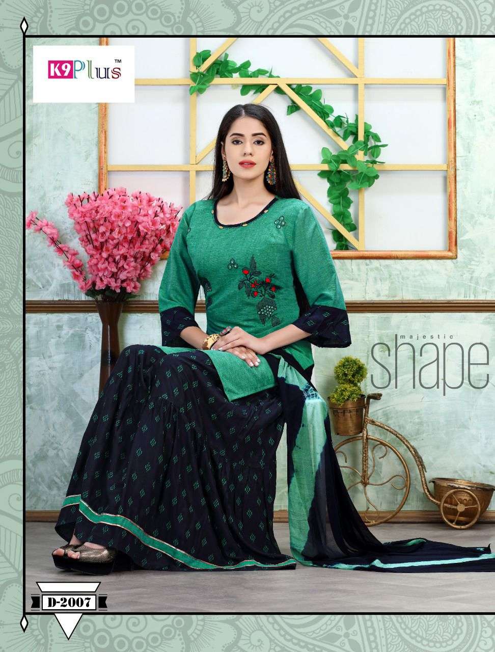 LILLY BY K9 PLUS 2001 TO 2008 SERIES BEAUTIFUL SUITS COLORFUL STYLISH FANCY CASUAL WEAR & ETHNIC WEAR HEAVY RAYON EMBROIDERED DRESSES AT WHOLESALE PRICE