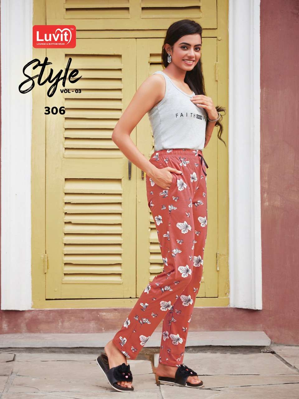 STYLE VOL-3 BY LUVIT 301 TO 310 SERIES STYLISH FANCY BEAUTIFUL COLORFUL CASUAL WEAR & ETHNIC WEAR PURE SINKER PANTS AT WHOLESALE PRICE