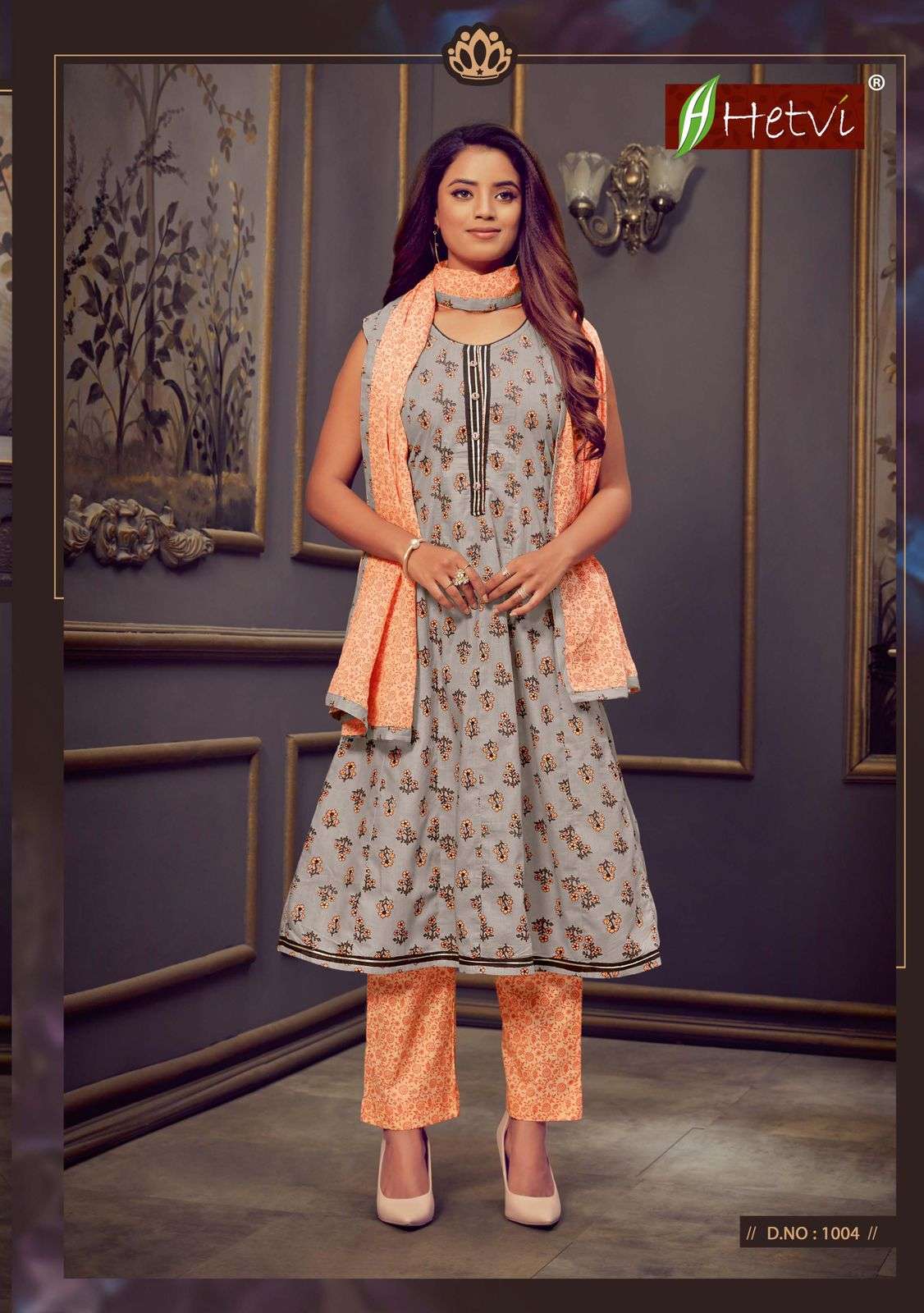 BINITA BY HETVI 1001 TO 1006 SERIES BEAUTIFUL SUITS COLORFUL STYLISH FANCY CASUAL WEAR & ETHNIC WEAR COTTON PRINT DRESSES AT WHOLESALE PRICE