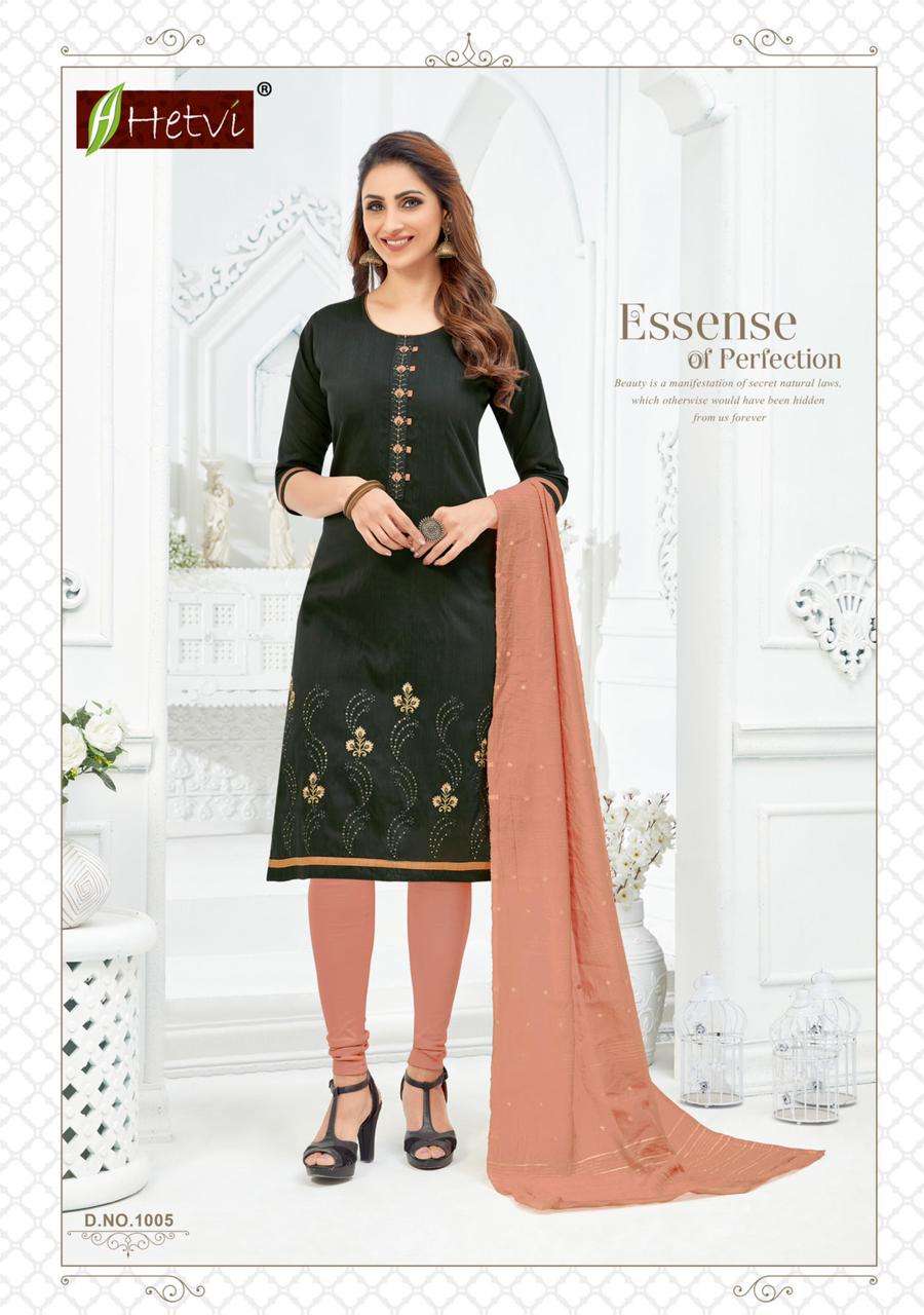 SALONI BY HETVI 1001 TO 1006 SERIES DESIGNER STYLISH FANCY COLORFUL BEAUTIFUL PARTY WEAR & ETHNIC WEAR COLLECTION SILK SLUB KURTIS WITH DUPATTA AT WHOLESALE PRICE