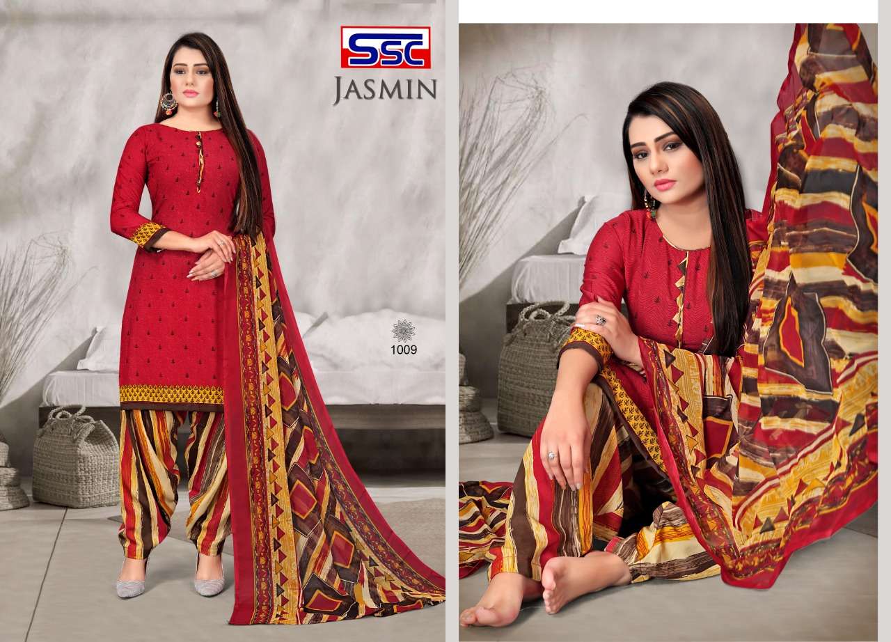 JASMIN VOL-15 BY SHREE SHANTI CREATION 1001 TO 1012 SERIES BEAUTIFUL SUITS STYLISH FANCY COLORFUL PARTY WEAR & OCCASIONAL WEAR HEAVY MICRO PRINT DRESSES AT WHOLESALE PRICE