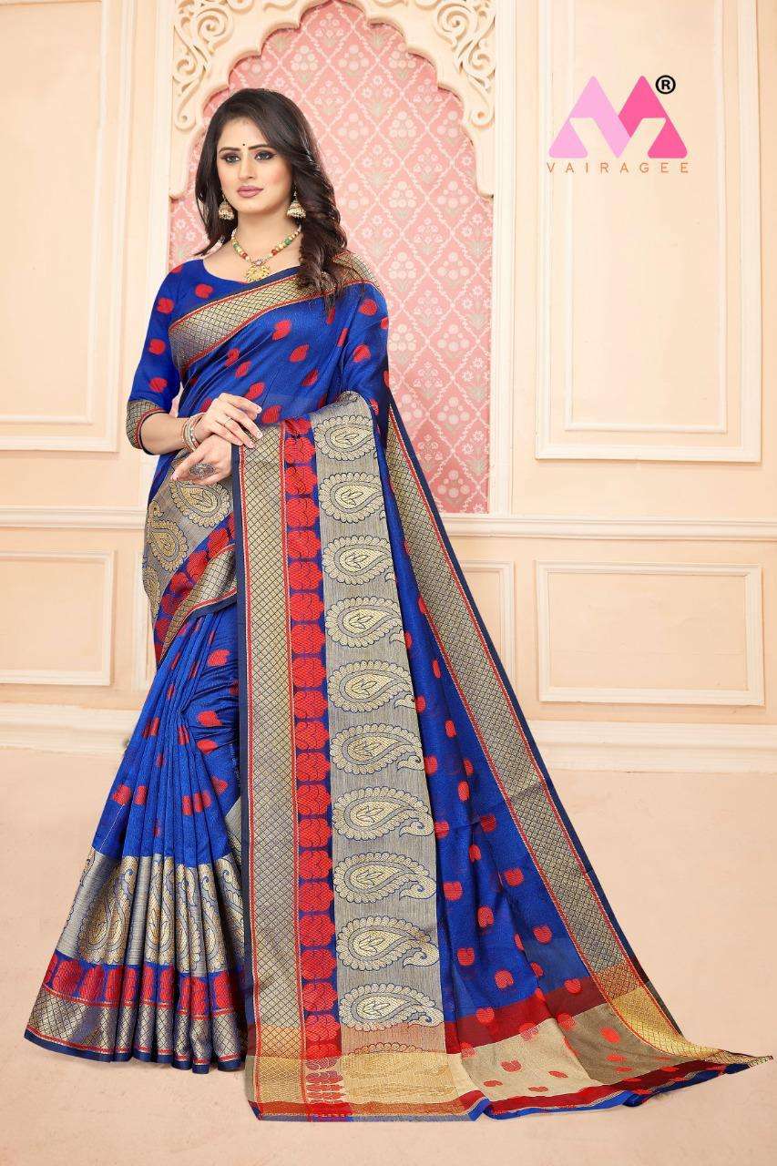 PARAM BY VAIRAGEE 01 TO 06 SERIES INDIAN TRADITIONAL WEAR COLLECTION BEAUTIFUL STYLISH FANCY COLORFUL PARTY WEAR & OCCASIONAL WEAR KOTA SILK SAREES AT WHOLESALE PRICE