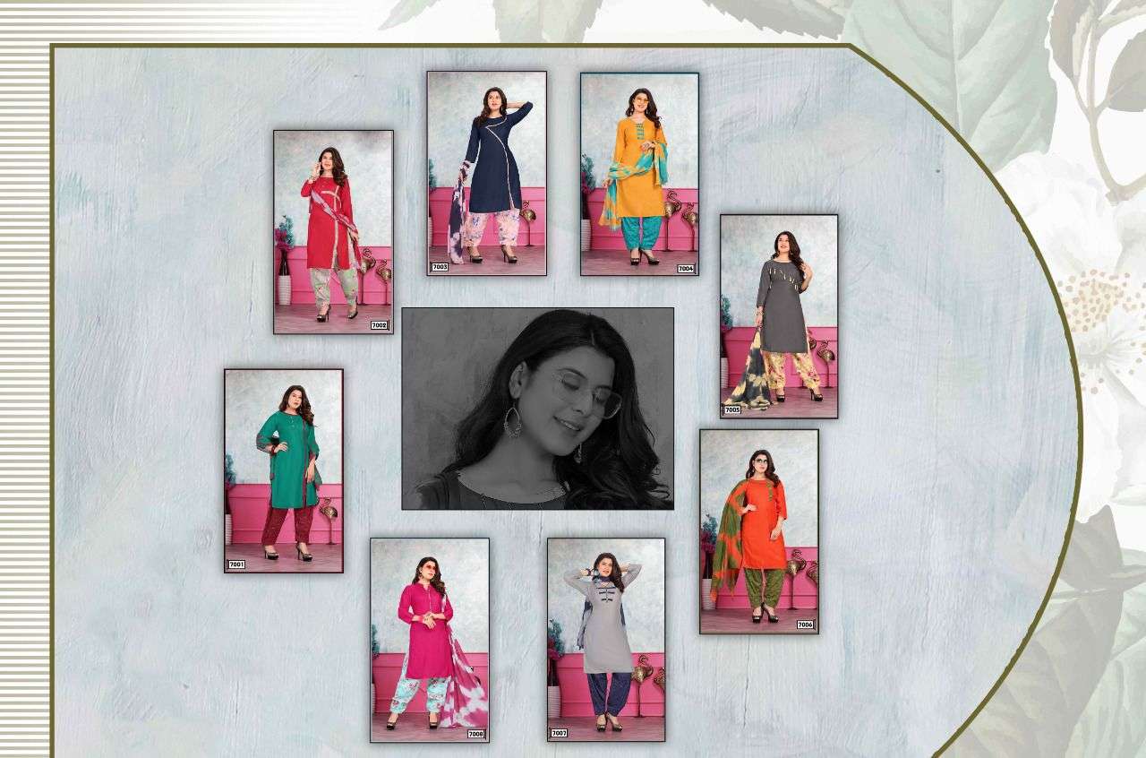 SPARSH VOL-2 BY TRENDY 7001 TO 7008 SERIES BEAUTIFUL PATIYALA SUITS COLORFUL STYLISH FANCY CASUAL WEAR & ETHNIC WEAR RAYON EMBROIDERED DRESSES AT WHOLESALE PRICE