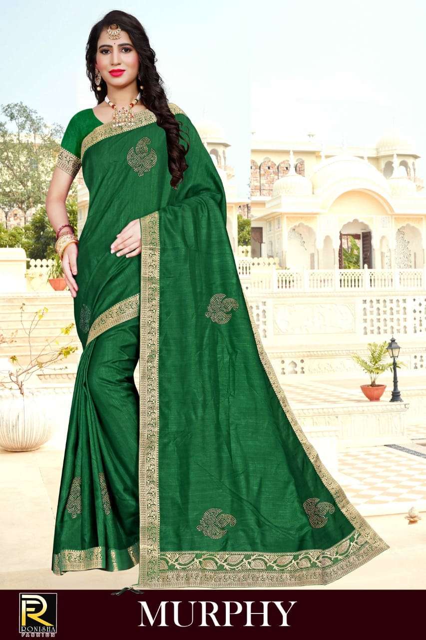 MURPHY BY RONISHA FASHION 01 TO 08 SERIES INDIAN TRADITIONAL WEAR COLLECTION BEAUTIFUL STYLISH FANCY COLORFUL PARTY WEAR & OCCASIONAL WEAR DOLA SILK SAREES AT WHOLESALE PRICE