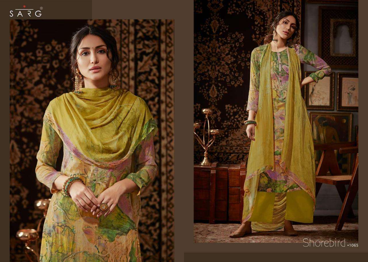 SHOREBIRD BY SARG BEAUTIFUL SUITS COLORFUL STYLISH FANCY CASUAL WEAR & ETHNIC WEAR SILK DIGITAL PRINT DRESSES AT WHOLESALE PRICE