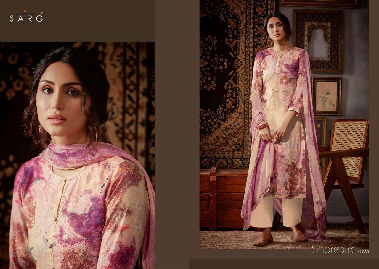 SHOREBIRD BY SARG BEAUTIFUL SUITS COLORFUL STYLISH FANCY CASUAL WEAR & ETHNIC WEAR SILK DIGITAL PRINT DRESSES AT WHOLESALE PRICE