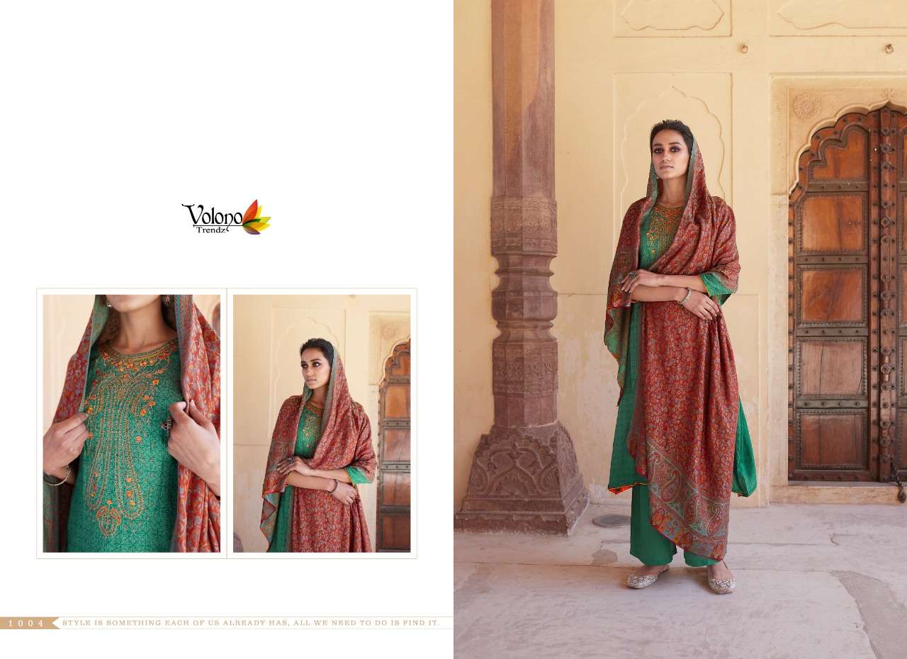 ERA VOL-1 NX BY VOLONO TRENDZ BEAUTIFUL STYLISH FANCY COLORFUL CASUAL WEAR & ETHNIC WEAR PURE JAM COTTON PTINT WITH EMBROIDERED DRESSES AT WHOLESALE PRICE