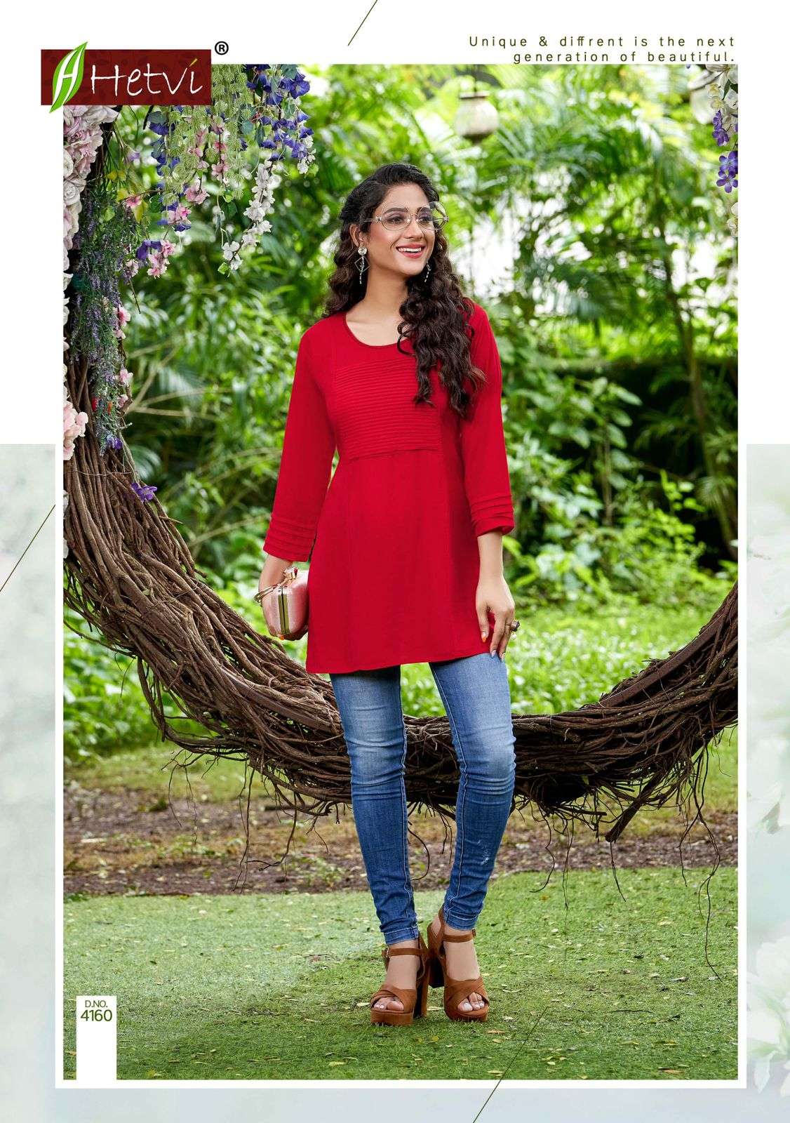 RICHA BY HETVI 4158 TO 4163 SERIES BEAUTIFUL STYLISH FANCY COLORFUL CASUAL WEAR & ETHNIC WEAR HEAVY RAYON SILK TOPS AT WHOLESALE PRICE