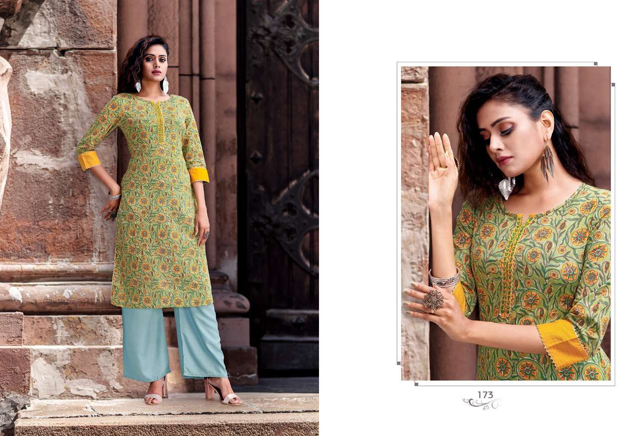 SUMMER BY RADHAK FASHION 165 TO 174 SERIES DESIGNER STYLISH FANCY COLORFUL BEAUTIFUL PARTY WEAR & ETHNIC WEAR COLLECTION COTTON PRINT KURTIS AT WHOLESALE PRICE