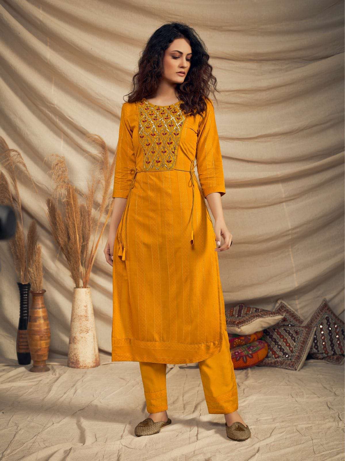 RIWAAZ BY KURTI TIMES 5101 TO 5104 SERIES DESIGNER STYLISH FANCY COLORFUL BEAUTIFUL PARTY WEAR & ETHNIC WEAR COLLECTION VISCOSE KURTIS WITH BOTTOM AT WHOLESALE PRICE