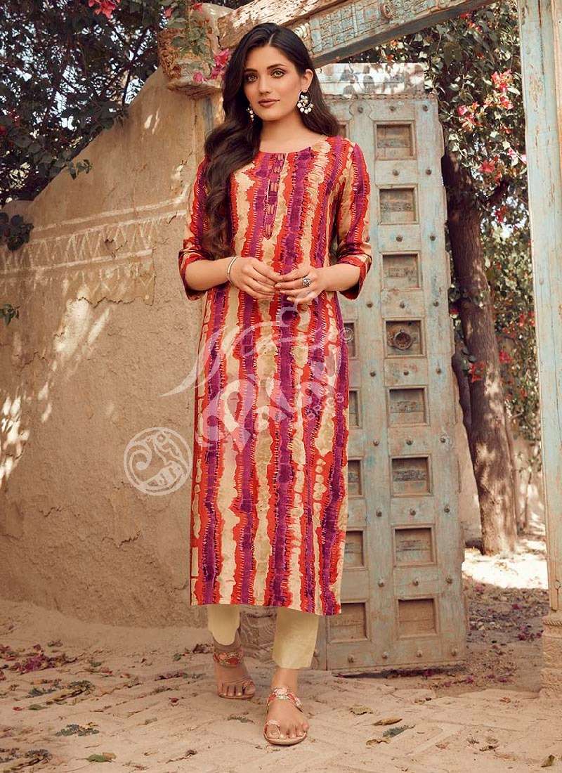 RUKMEE VOL-17 BY PALAV 1750 TO 1759 SERIES DESIGNER STYLISH FANCY COLORFUL BEAUTIFUL PARTY WEAR & ETHNIC WEAR COLLECTION RAYON KURTIS AT WHOLESALE PRICE