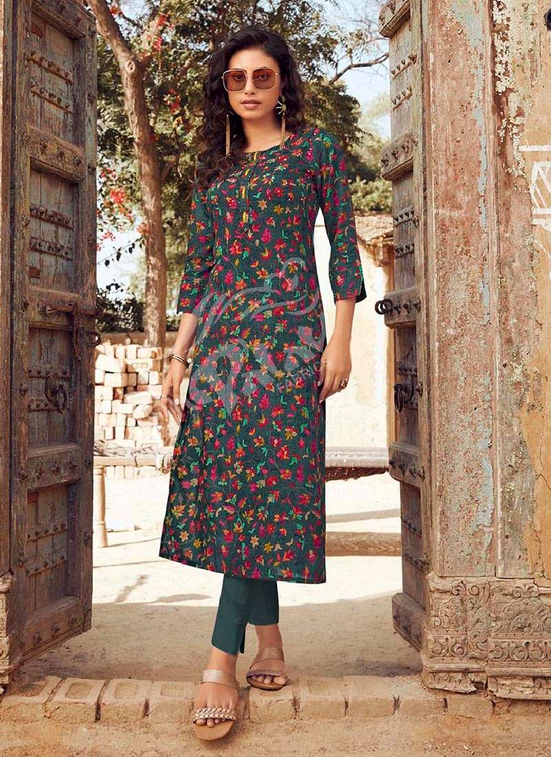 RUKMEE VOL-17 BY PALAV 1750 TO 1759 SERIES DESIGNER STYLISH FANCY COLORFUL BEAUTIFUL PARTY WEAR & ETHNIC WEAR COLLECTION RAYON KURTIS AT WHOLESALE PRICE