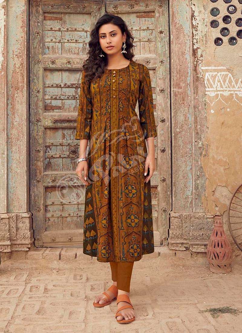 RUKMEE VOL-17 BY PALAV 1750 TO 1759 SERIES DESIGNER STYLISH FANCY COLORFUL BEAUTIFUL PARTY WEAR & ETHNIC WEAR COLLECTION RAYON KURTIS AT WHOLESALE PRICE