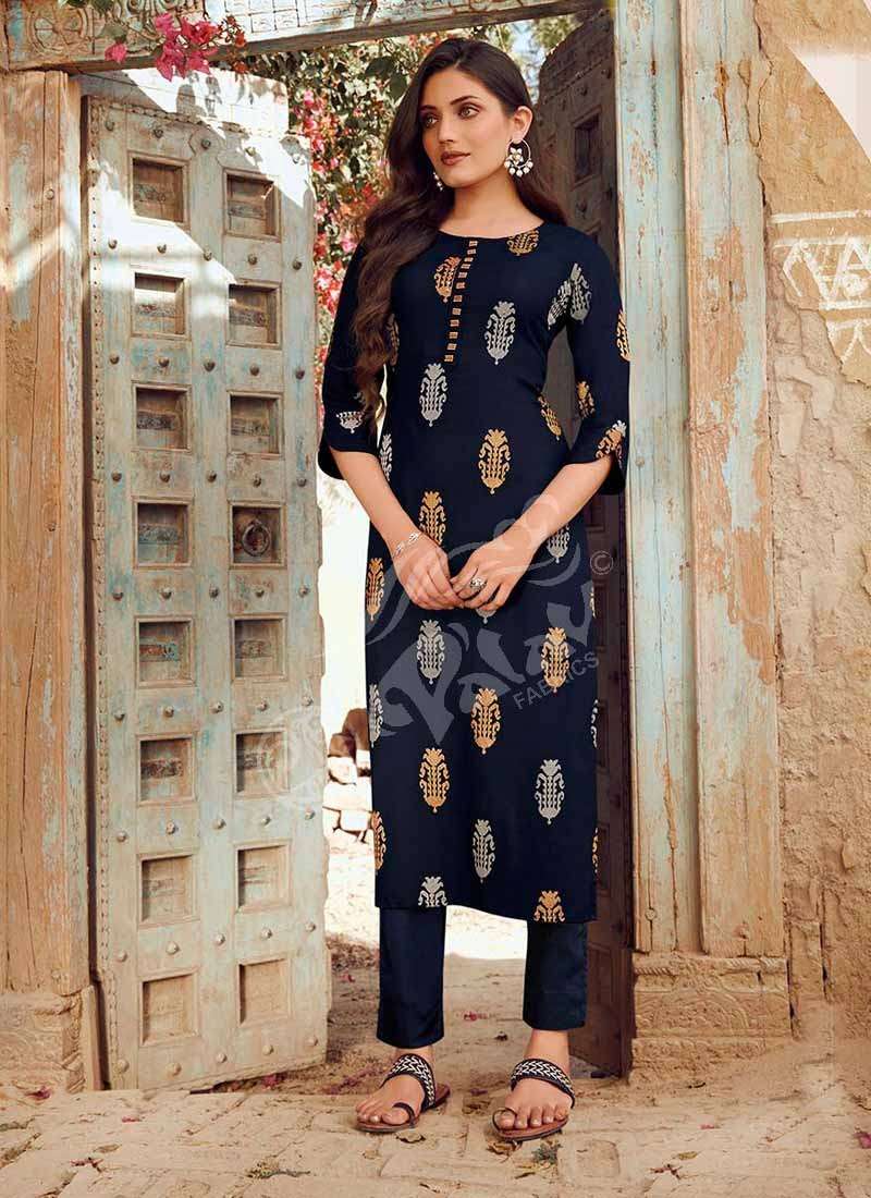 RUKMEE VOL-17 BY PALAV 1750 TO 1759 SERIES DESIGNER STYLISH FANCY COLORFUL BEAUTIFUL PARTY WEAR & ETHNIC WEAR COLLECTION RAYON KURTIS AT WHOLESALE PRICE
