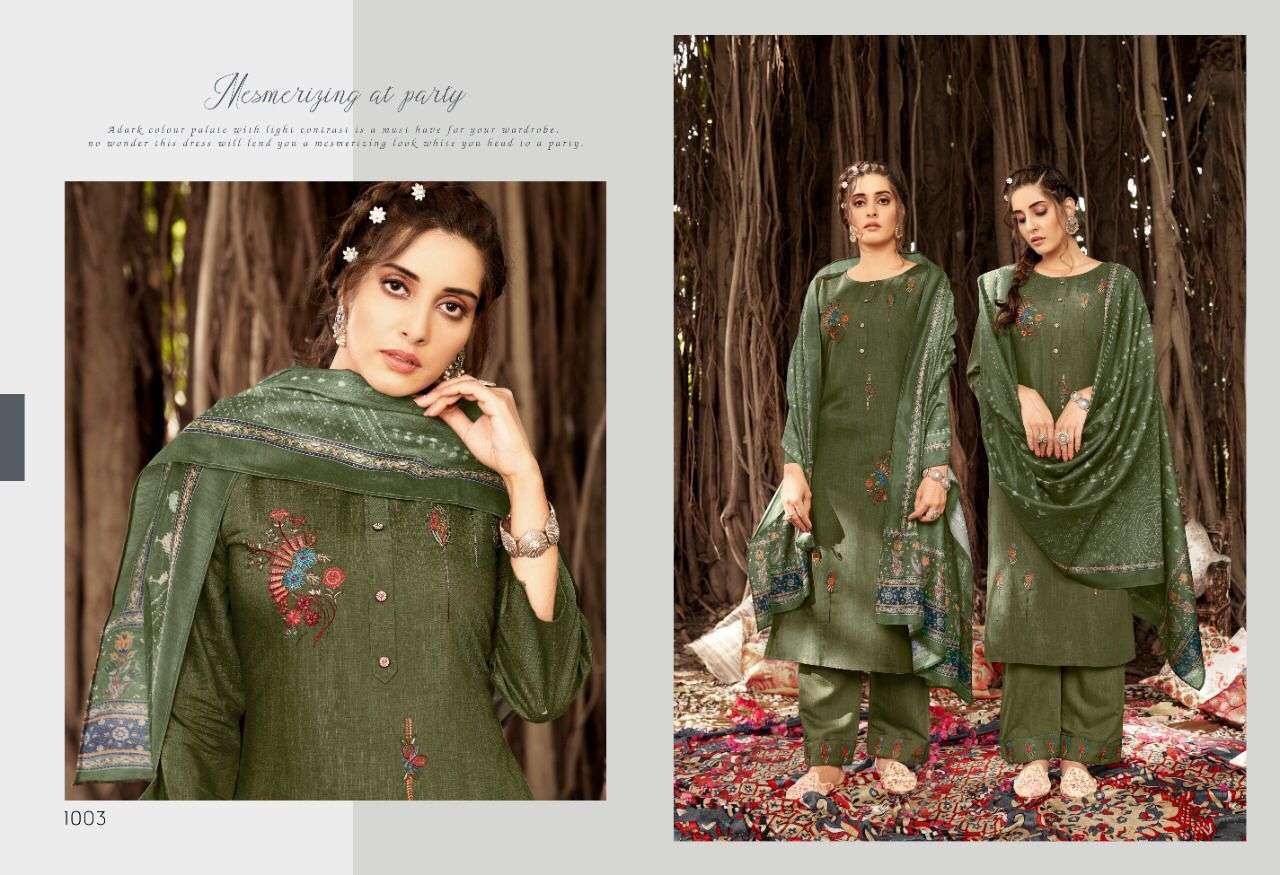 BARLIN BY SWEETY FASHION 1001 TO 1006 SERIES BEAUTIFUL SUITS COLORFUL STYLISH FANCY CASUAL WEAR & ETHNIC WEAR LIQUID DRESSES AT WHOLESALE PRICE