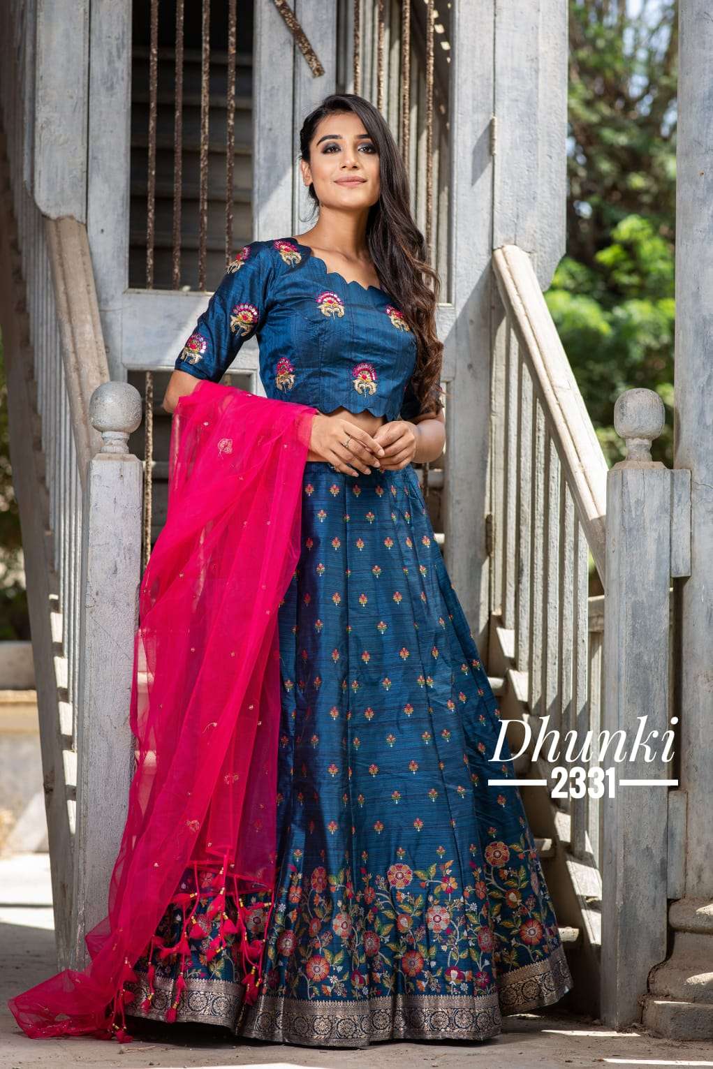DHUNKI BY ANANDAM 2329 TO 2332 SERIES DESIGNER BEAUTIFUL COLLECTION OCCASIONAL WEAR & PARTY WEAR FANCY LEHENGAS AT WHOLESALE PRICE
