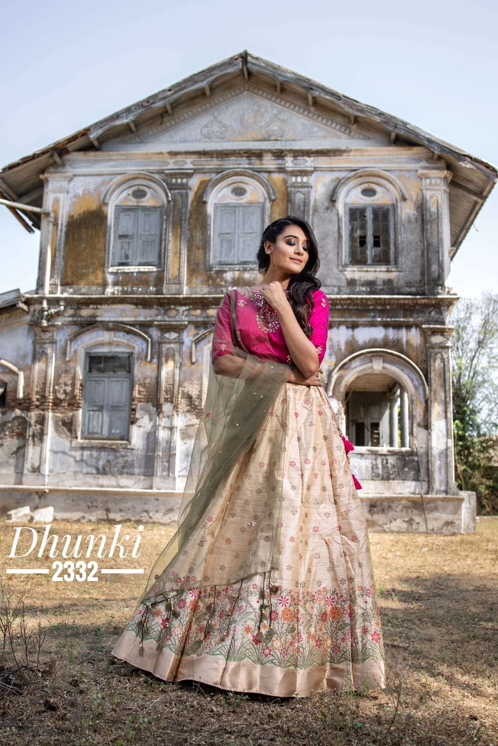 DHUNKI BY ANANDAM 2329 TO 2332 SERIES DESIGNER BEAUTIFUL COLLECTION OCCASIONAL WEAR & PARTY WEAR FANCY LEHENGAS AT WHOLESALE PRICE