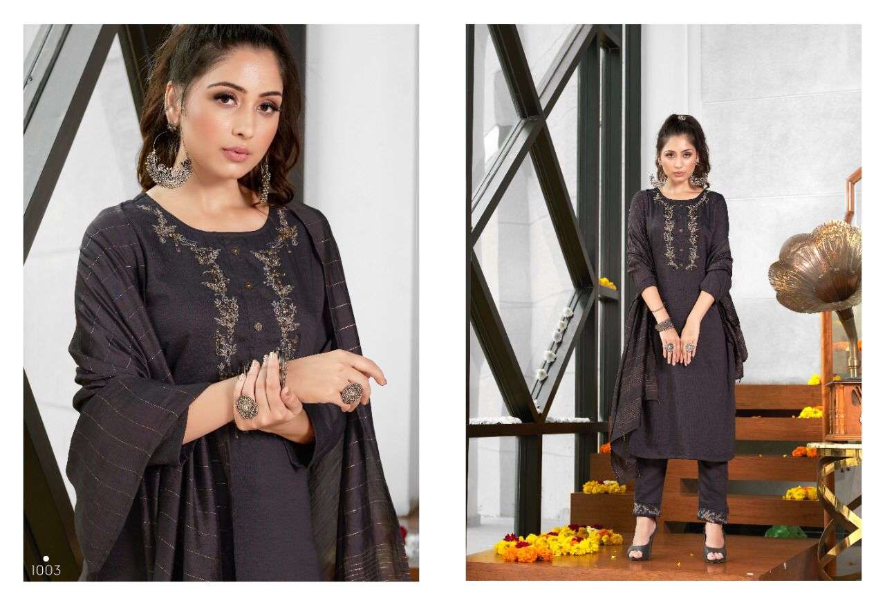 TOKYO BY SWEETY FASHION 1001 TO 1006 SERIES BEAUTIFUL SUITS COLORFUL STYLISH FANCY CASUAL WEAR & ETHNIC WEAR SILK DRESSES AT WHOLESALE PRICE